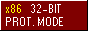 x86 32-bit protected mode